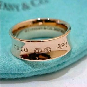 Tiffany&CO 1837 Rubedo ring band (rosegold)